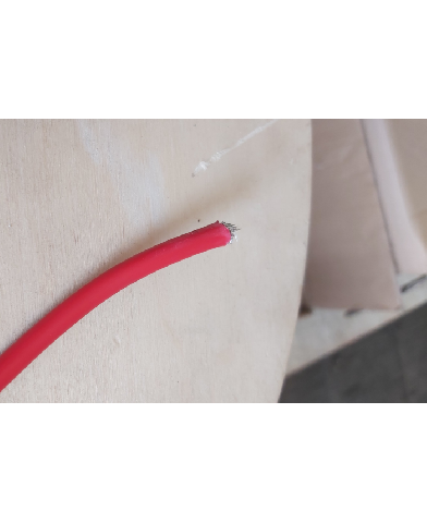 Solární kabel FVE 6,00 mm2, - červený