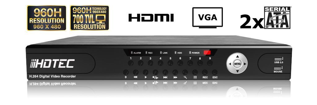 HDTS116D 16ch DVR 960H/400fps