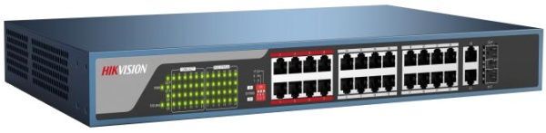 DS-3E0326P-E switch 24x100TX PoE + 2x Uplink 1000M Combo port
