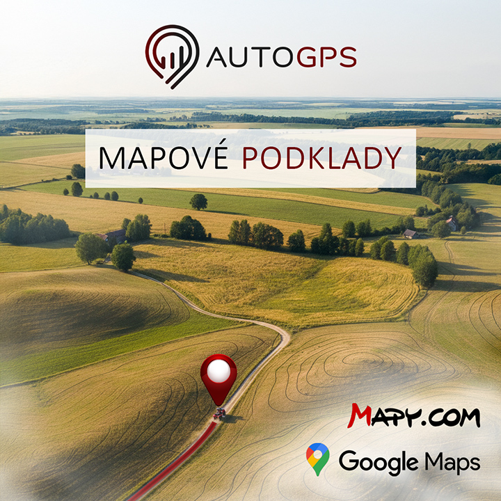 Mapové podklady v AutoGPS – svoboda volby mezi Google a Seznam Mapami