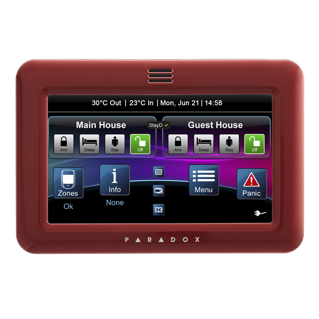 TM50 dotyková klávesnice - bílá