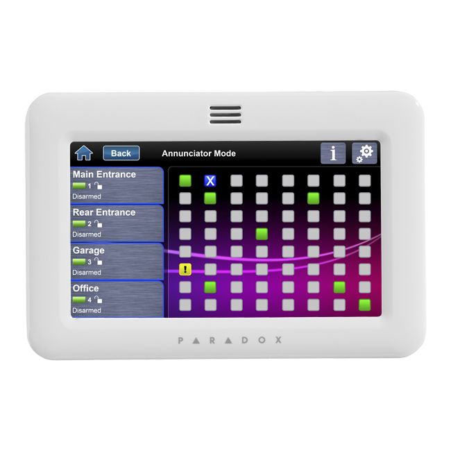 TM50 dotyková klávesnice - bílá