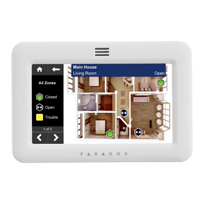 TM50 dotyková klávesnice - bílá