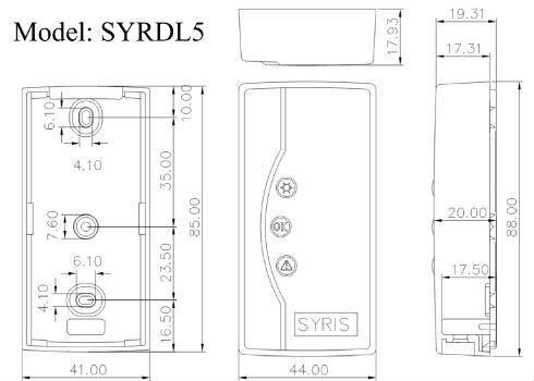 SYRDL5-BSY-G mini-čtečka
