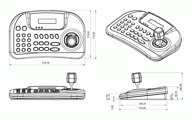 WTX-1200 Ovladac PTZ kamer