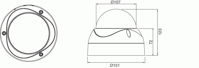 KPC-HDV122M 2.1MP, 2.8-12mm