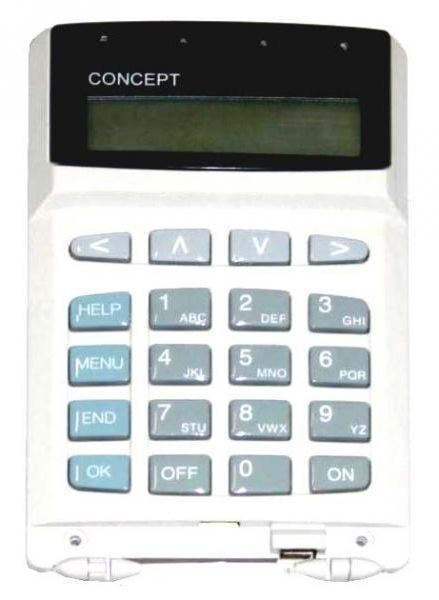 IRT3000White LCD keypad