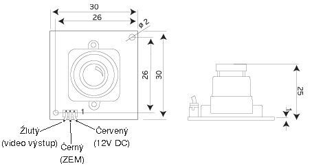 ACE-S360CHBA 3,6mm B/W&quot;CCD,Aud