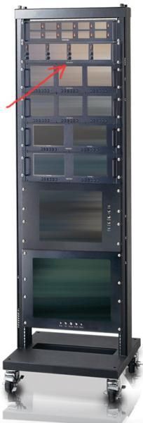 LRM-4521 4&quot;x4Rack Mount Monito