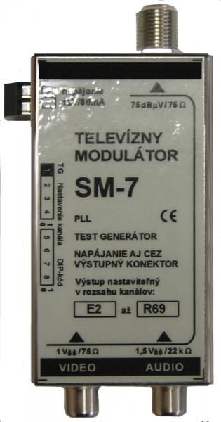 SM-7 TV VHF/UHF modulátor