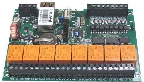 SPRINGNET 8in./8rele Ethernet