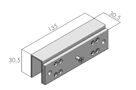 MHAX 180 sada,1800N, 180mm