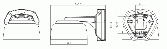 KA-WM110 for KPT231 wall mount