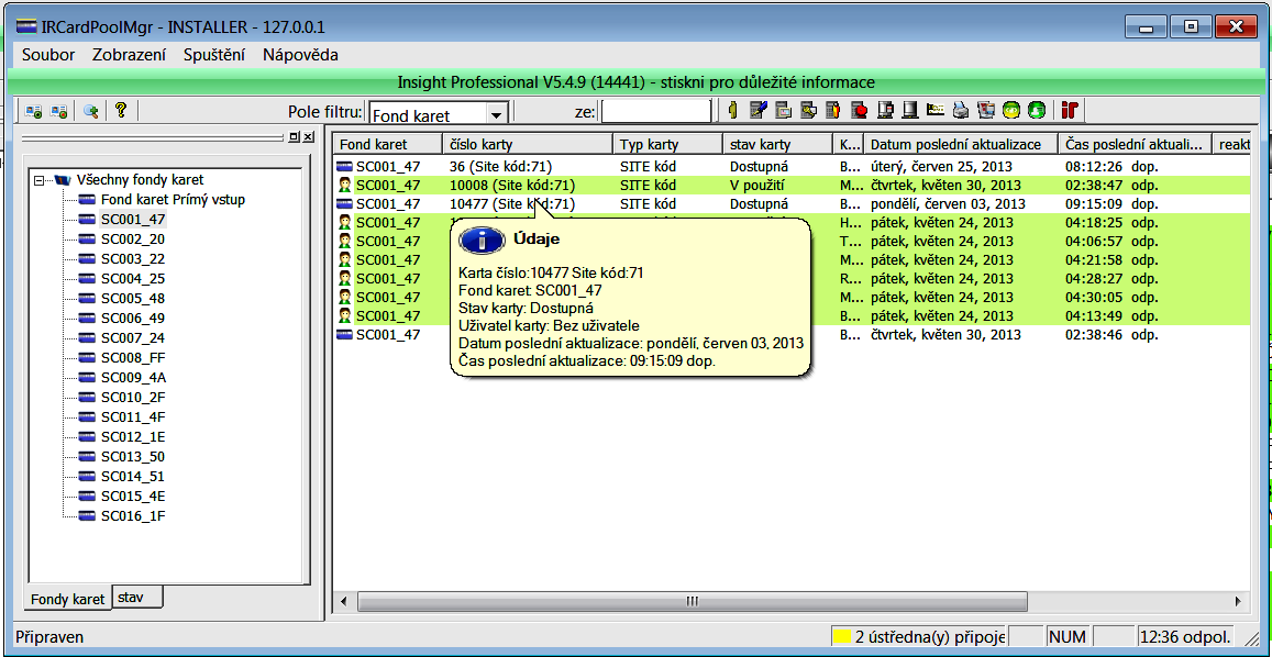 Insight Card Pool Module