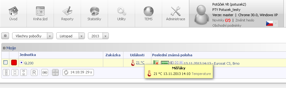 GLTEMP Temp. detector for GL