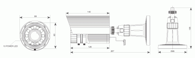 KPC-N751WDR 960H 5-50mm,IR 70m