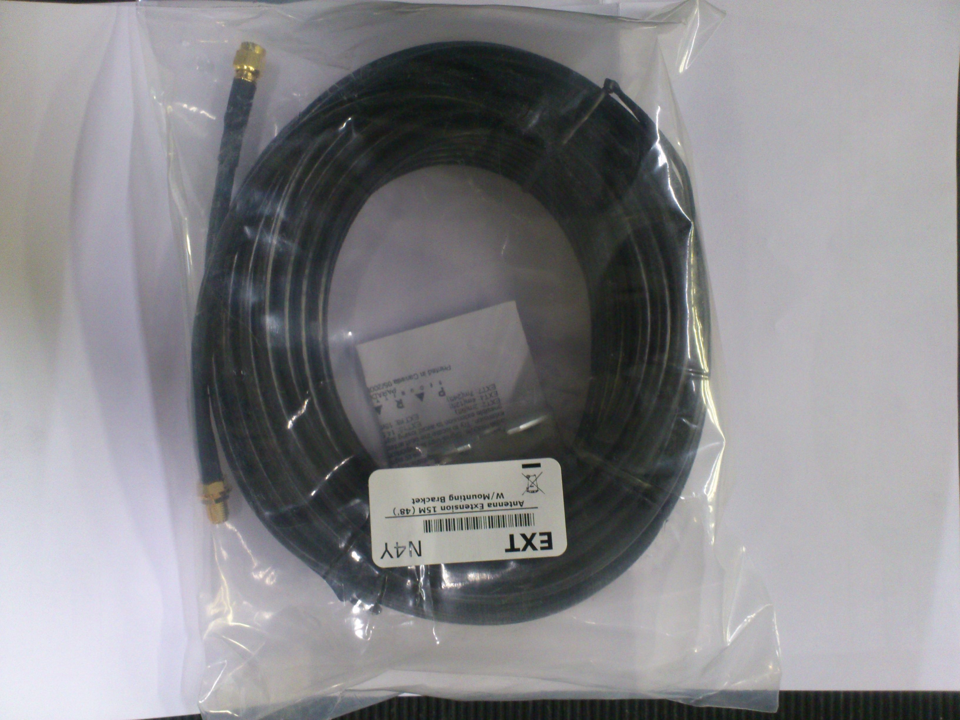EXT15 kabel 15m s drzakem