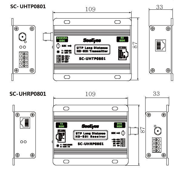 SC-UHCP0801 HD-SDI for UTP