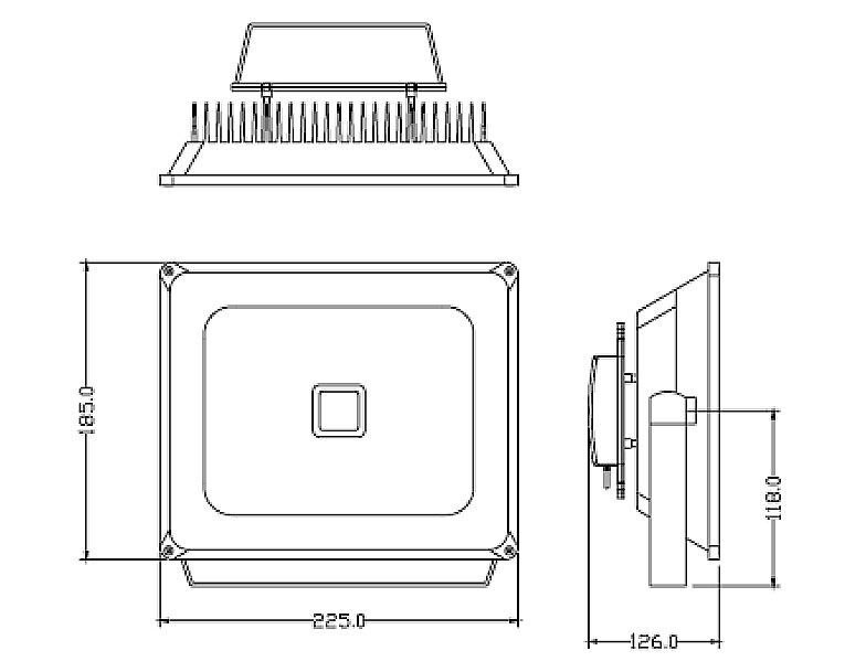 HLFL20PW 20W LED reflektor,PW