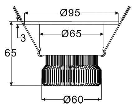 HLCREEDL12WW 12W LED svitidlo