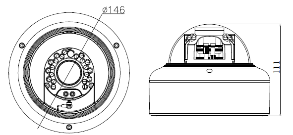 HDIP3D 2.4MP Dome 2.8-12mm PoE