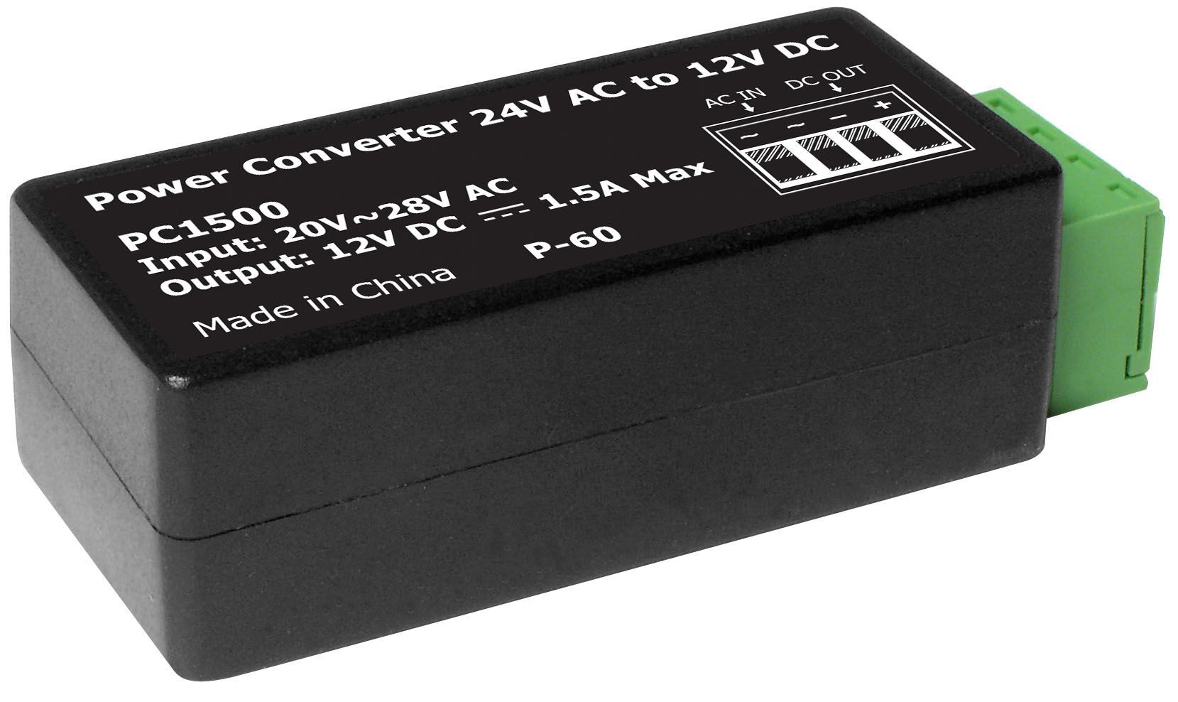 PC1500 24VAC-12VDC Conv. 1.5A