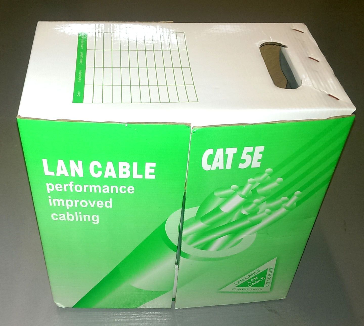 UTP kabel Cat5E drát 305m