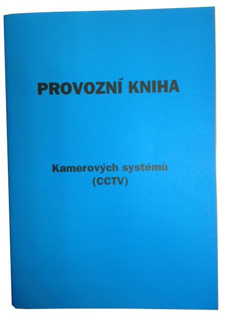 Kniha CCTV Provozní denik CCT