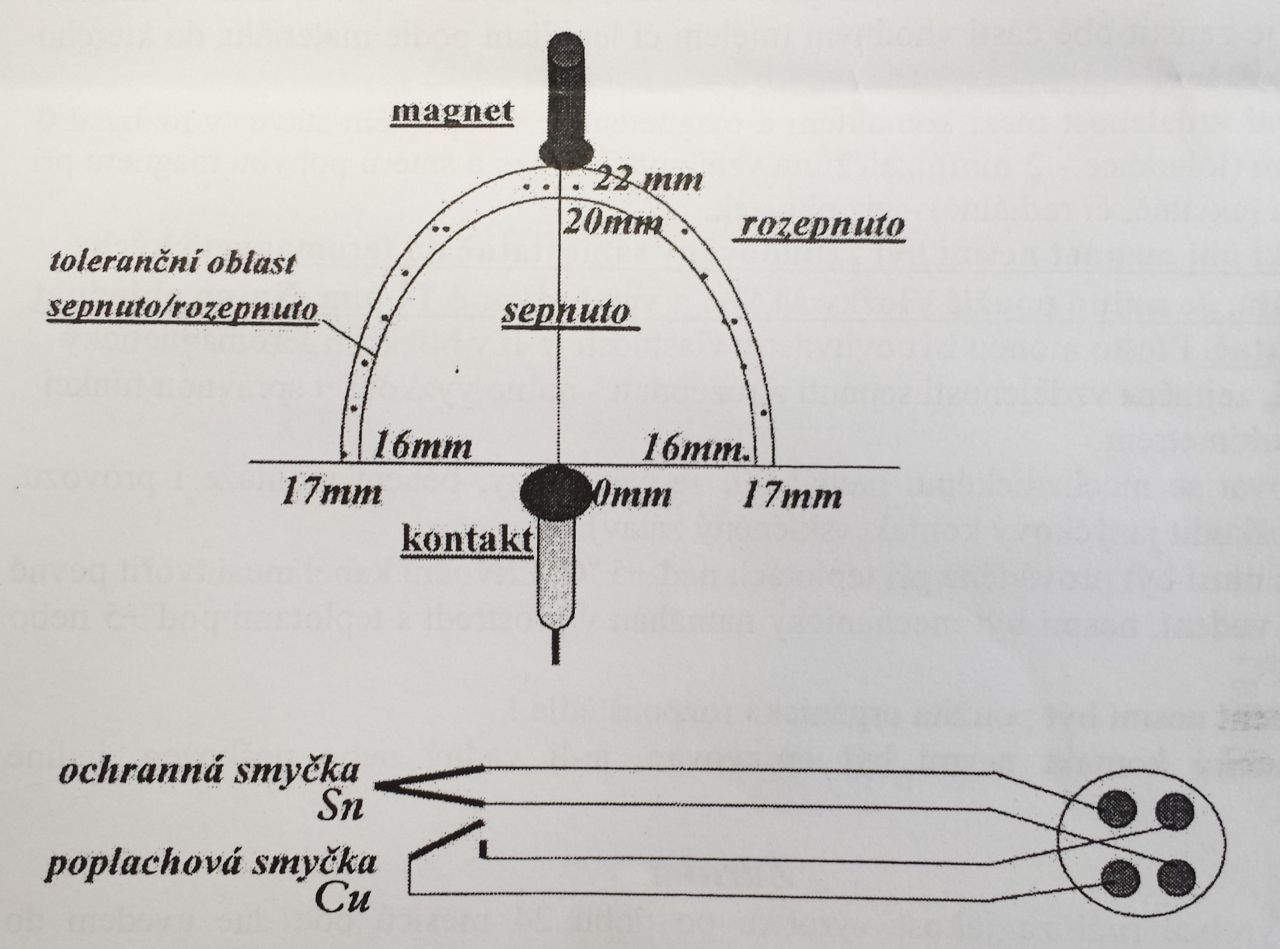 MAS 333 Magnetický kontakt