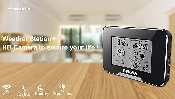 HD001 WiFi IP Camera Weat. Sta