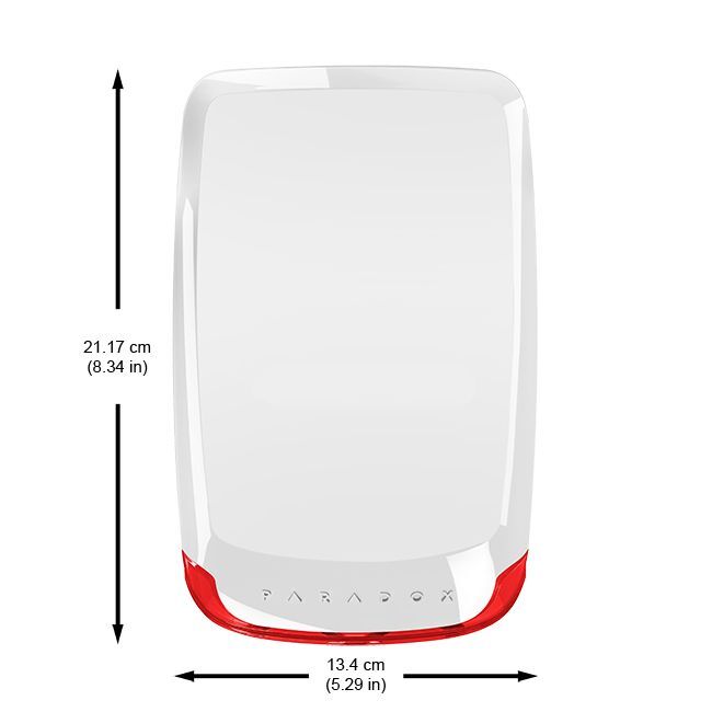 SR230 zálohovaná siréna 868MHz