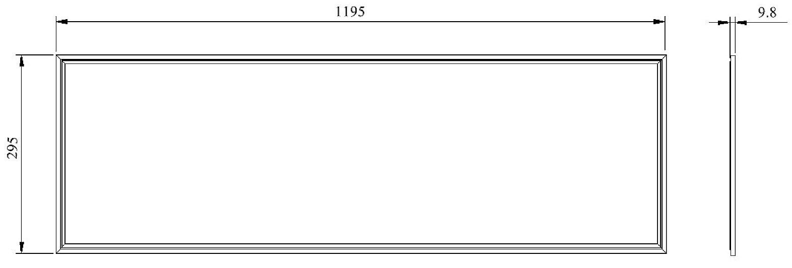 HLP119545WW panel 119x29cm,45W