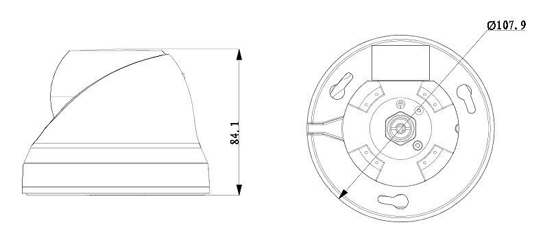 IPC-HDW4300CP-0360B 3Mpx kam