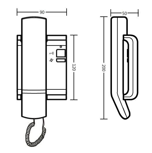 MT8T audio indoor phone