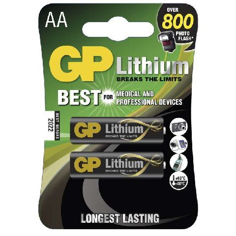 GP baterie lithiová FR6 (AA, tužka)