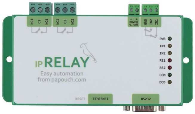 IP RELAY IP relé se sér.portem