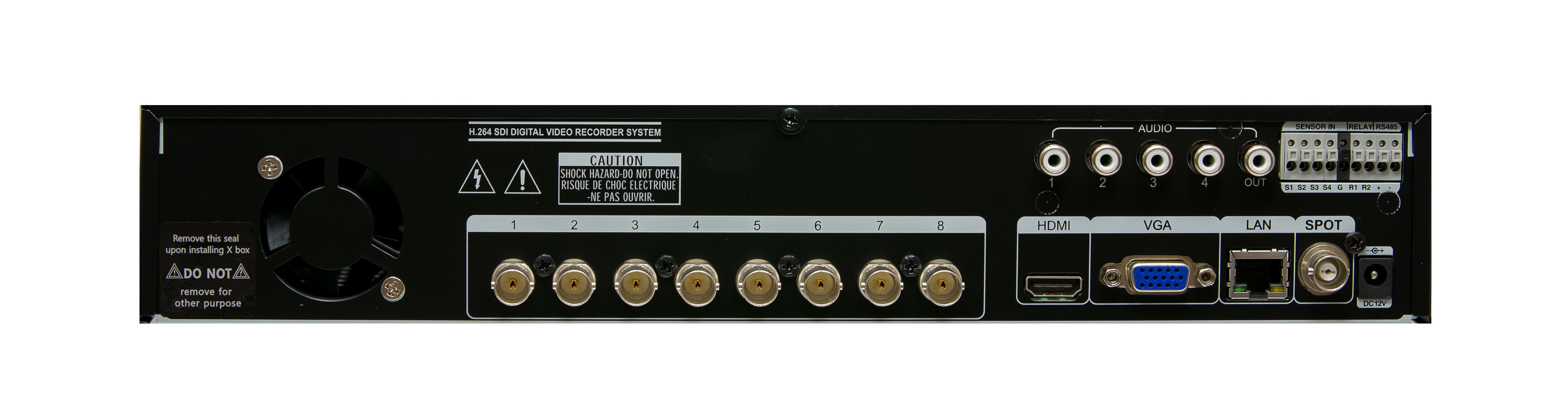 EYEON08Q hybrid SDI/IP DVR+SW