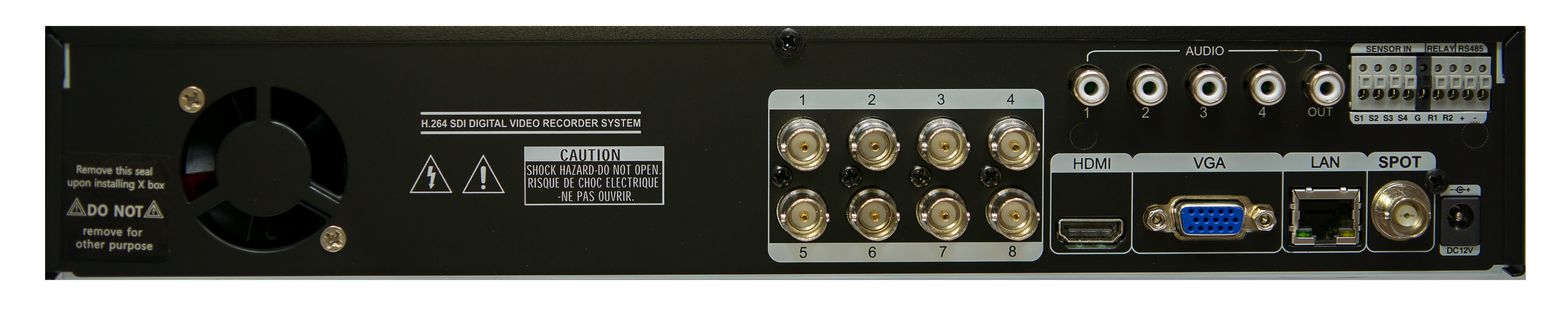 EYE-TA08Q realtime TVI+AHD DVR