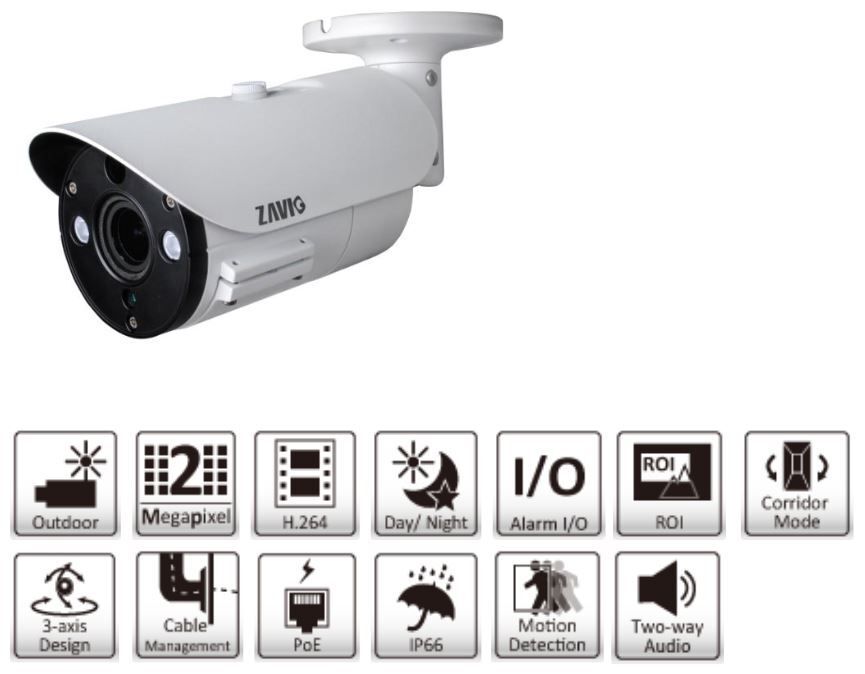 B6220 2MP H264 VF 2.8-12mm