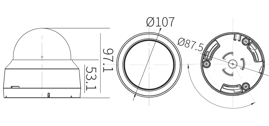 KTC-AD82PVW 2.8&amp;quot; CMOS camera