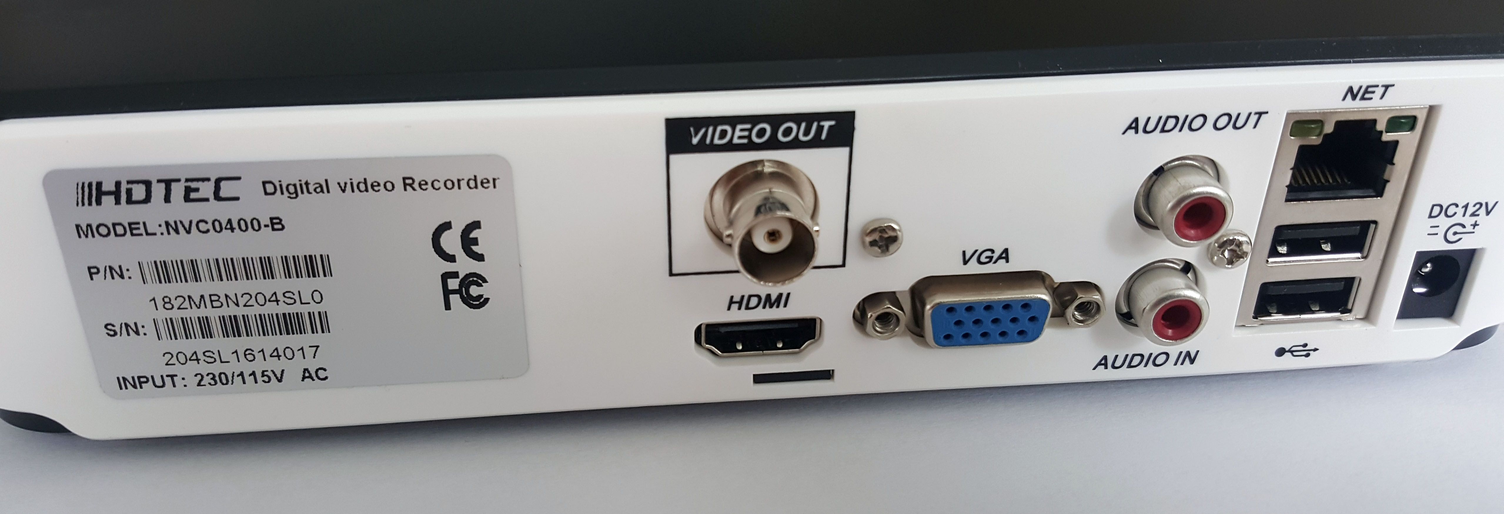 NVC400B 4ch(32Mbps) NVR