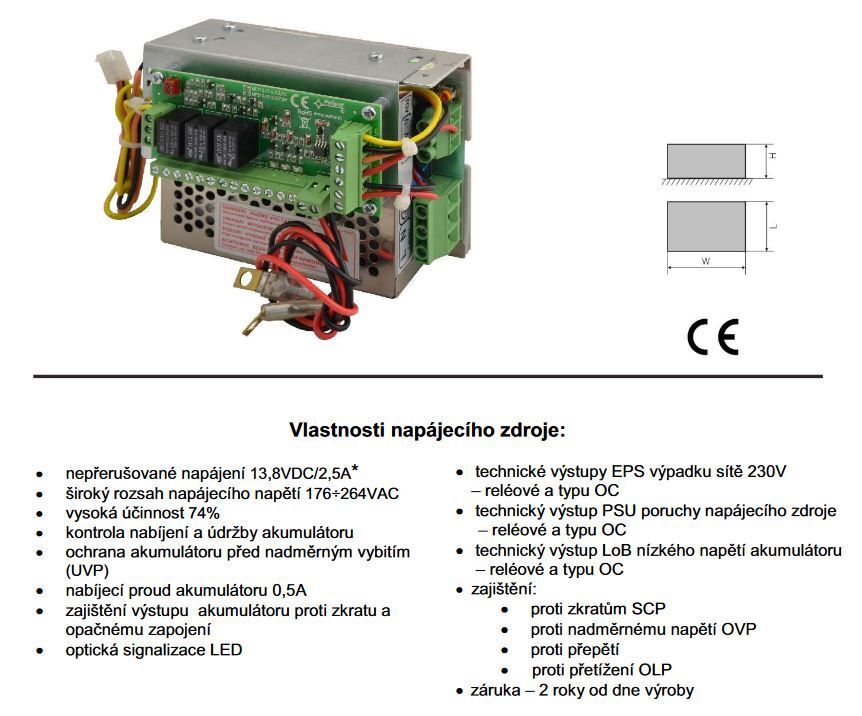 PSBOC351225 13.8V/2,5A