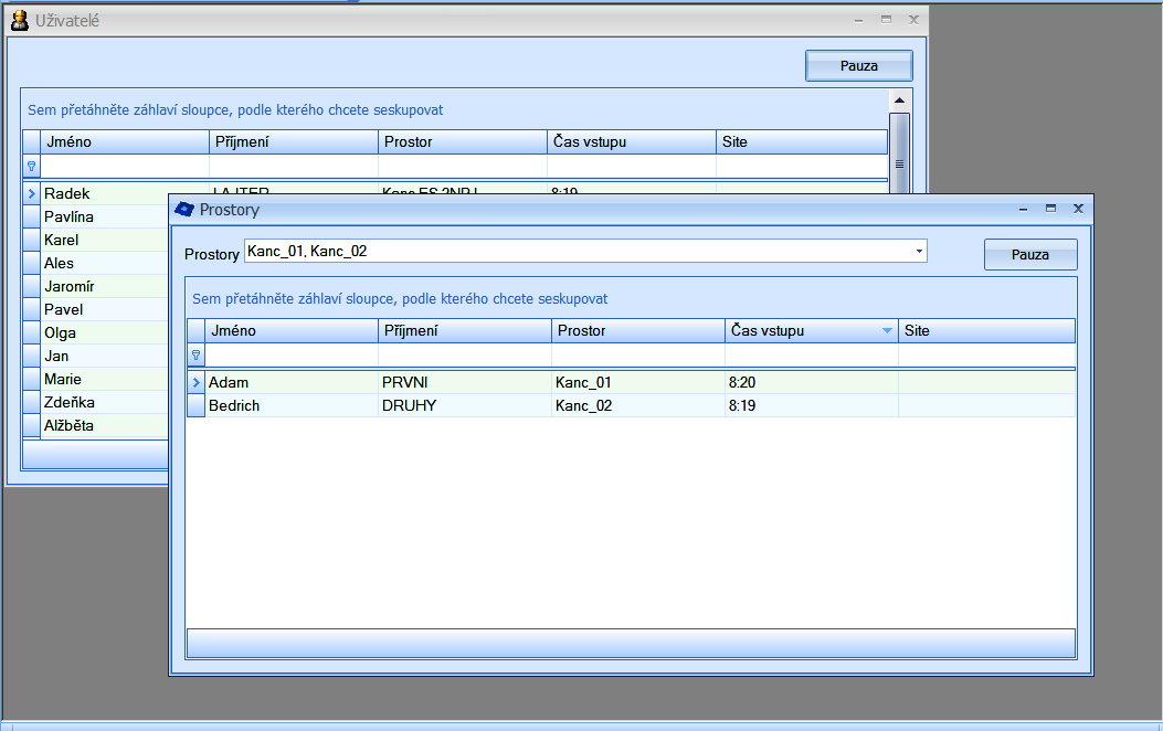 Insight lokalizace uživatel