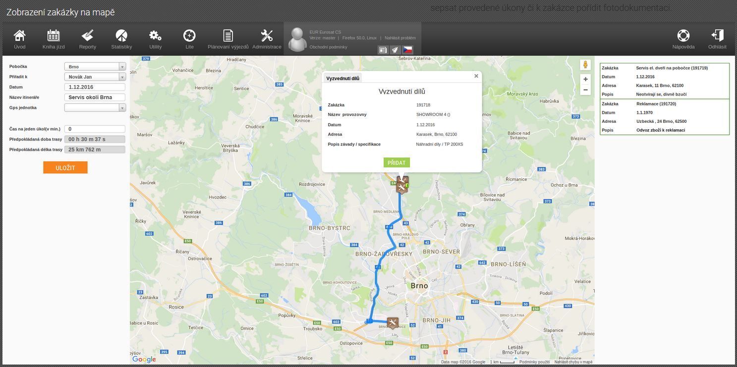 ROUTEPLAN.CZ předplatné 1 měsíc