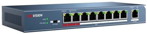 DS-3E0109P-E switch 8x100TX PoE + 1x uplink