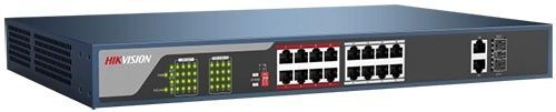 DS-3E0318P-E switch 16x100TX PoE + 2x Uplink 1000M Combo port