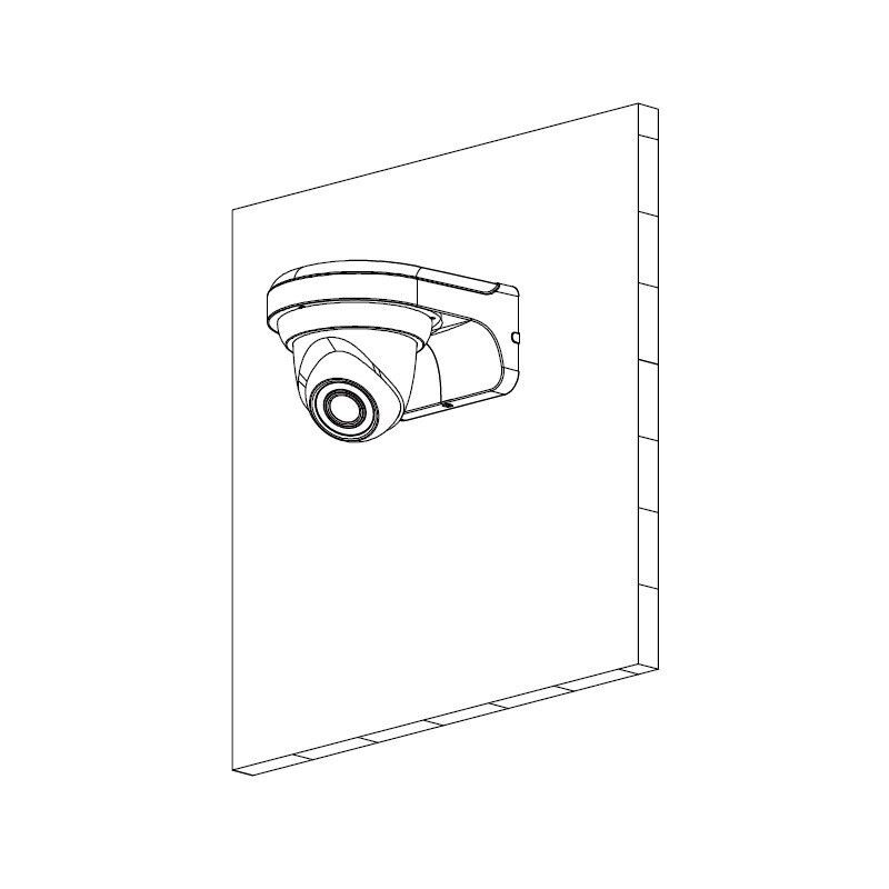 Dahua IPC-HDW1220SP-0280B-S3 2 Mpx dome IP kamera
