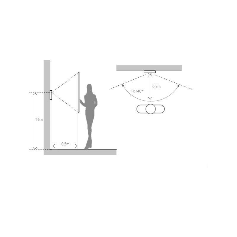 VTO3211D-P2 dveřní 2 tlačítková kamerová jednotka