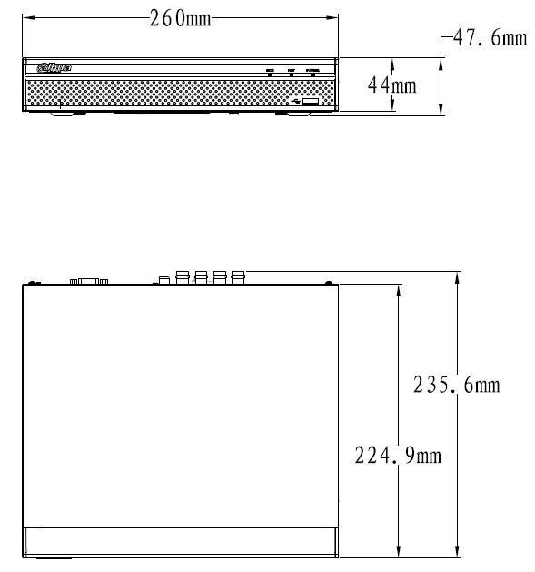 XVR5104HS-S2 pentabridní videorekordér 4kanálový