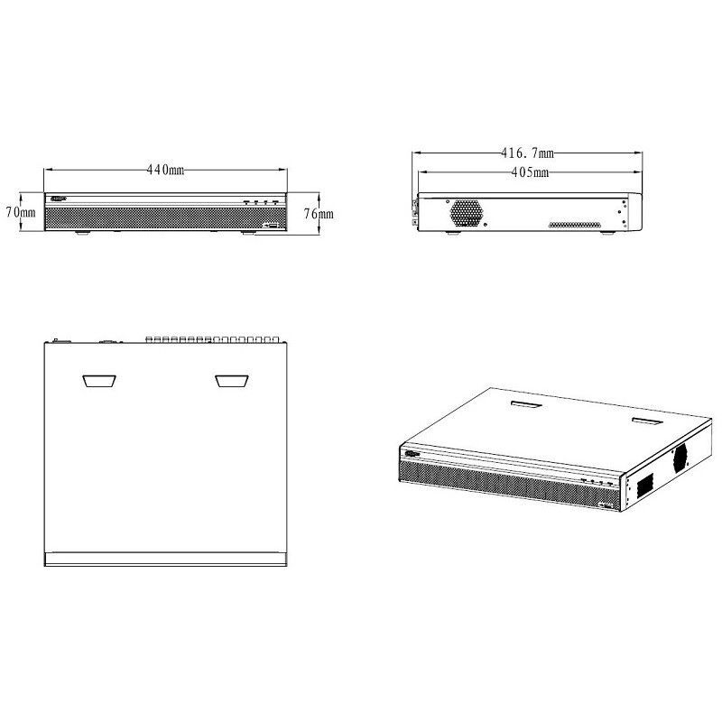 XVR5432L pentabridní videorekordér 32kanálový